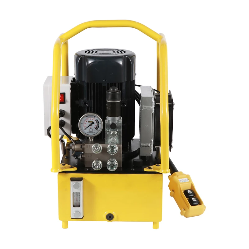 Single-Acting 700bar 750W/0.75kw High Pressure Electric Hydraulic Pump With Stainless Gear Structure OEM Support For Cylinder
