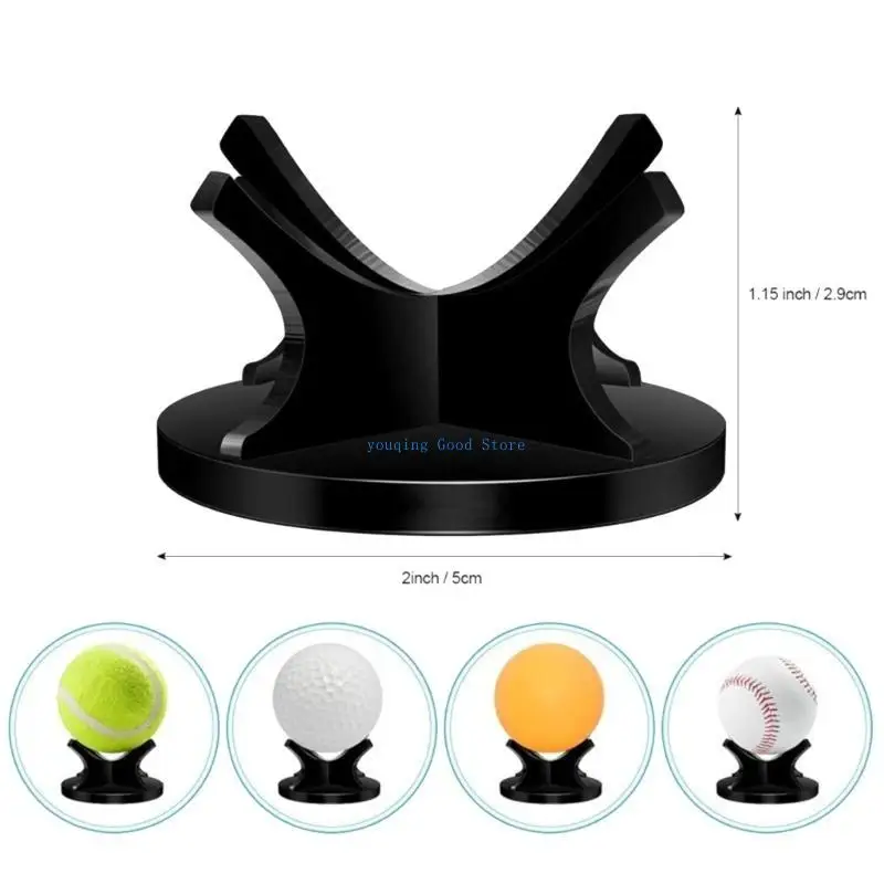 N58B Baseball Clear Stand Balls Holder Base Balls Spheres Tennis Display Holder Acrylic Golf Balls Softball Display Stand