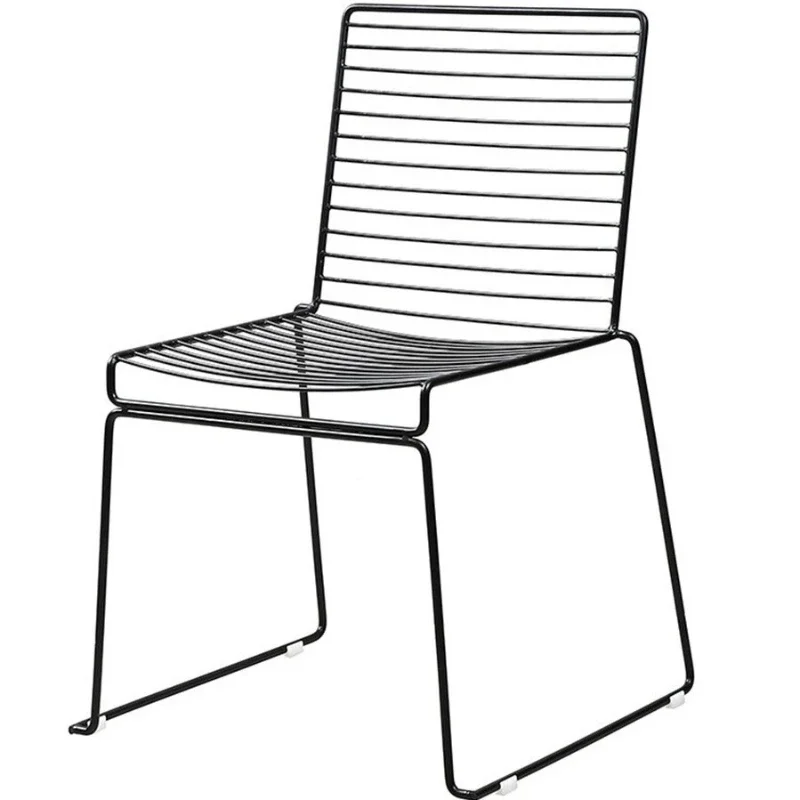 Creative Personality Milk Tea Shop B & B Leisure Outdoor Chair Hotel Metal Backrest Stool Restaurant Outdoor Stool