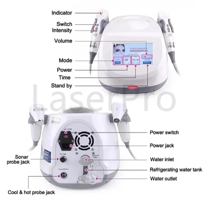 New Technology Portable Anti Aging 2 In 1 Sonar Frequency Magnetic Energy Beauty Machine Skin Tightening Firming Face Massager