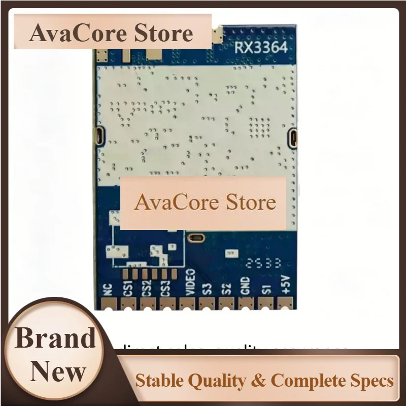 AvaCoreRX3364PRO 3.3GHz FPV Analog Video Receiver Module With RSSI Wireless Audio Image Transmission For Drone