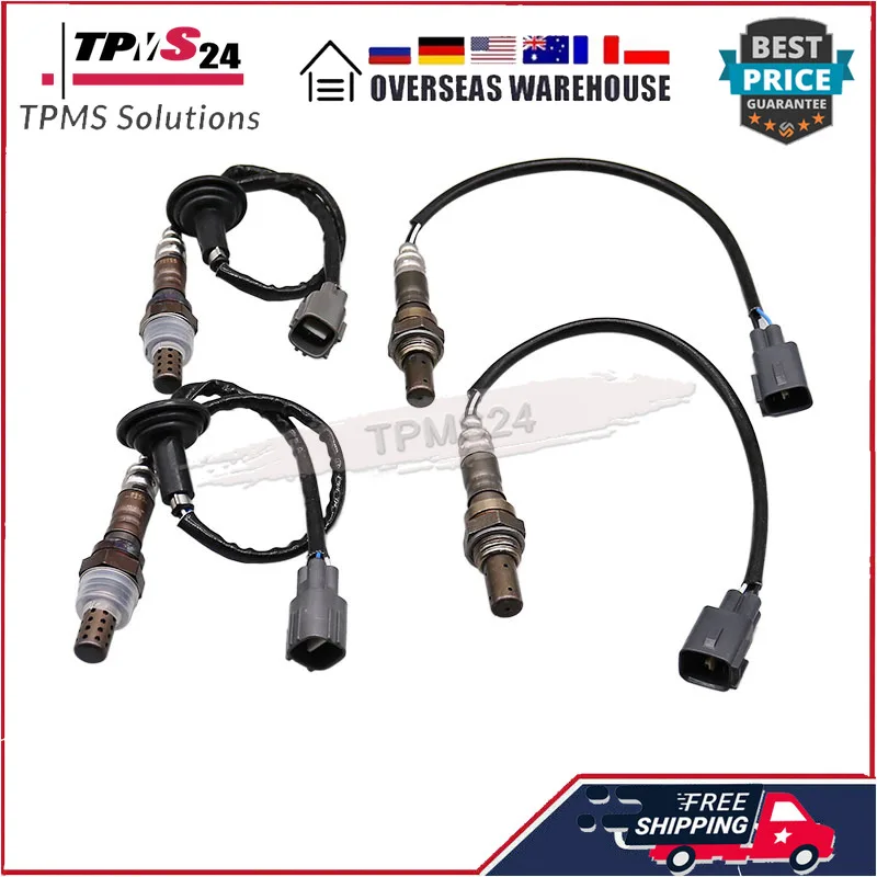 4Pcs Upstream & Downstream Oxygen Sensor Lambda Sensor O2 Sensor 234-9021 234-4061 For Toyota Avalon 2000-2004 3.0L V6