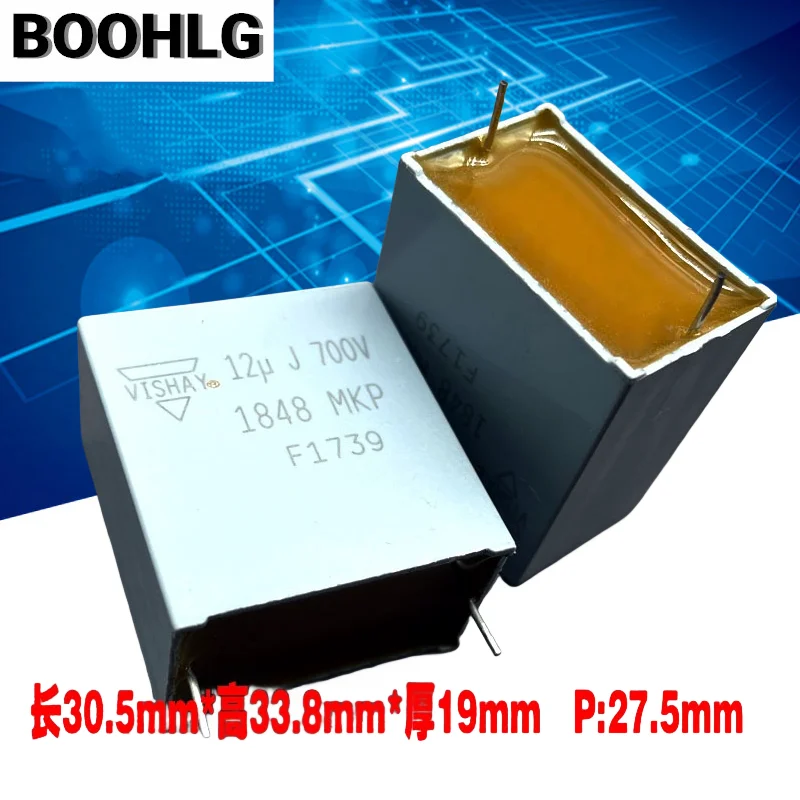

1 шт. BC MKP1848 C3D 12 мкФ 126 12,0 мкФ 600 В 630 В 700 В тонкопленочный конденсатор