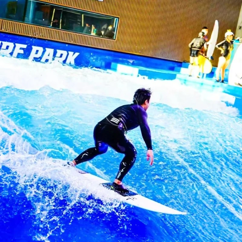 Indoor Amusement Park Surfing Simulator Custom Artificial Wave Machine Professional Wave Making Equipment For Swimming Pool