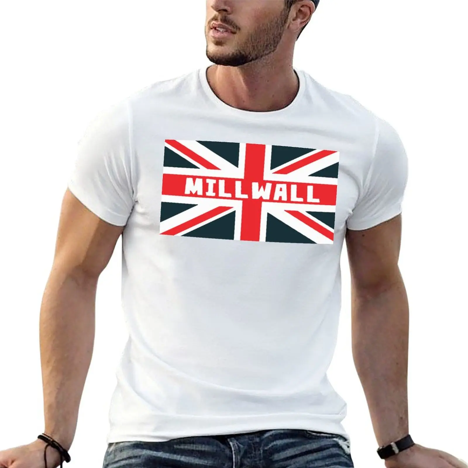 Millwall Union Jack T-Shirt Work Outdoor Short Sleeve Tee