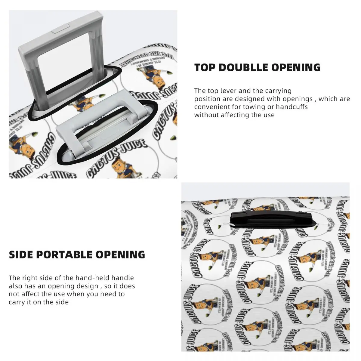 Sokka's Cactus Juice Avatar The Last Airbender Protezione per valigia Coperture protettive per bagagli da viaggio elastiche per 18-32 pollici