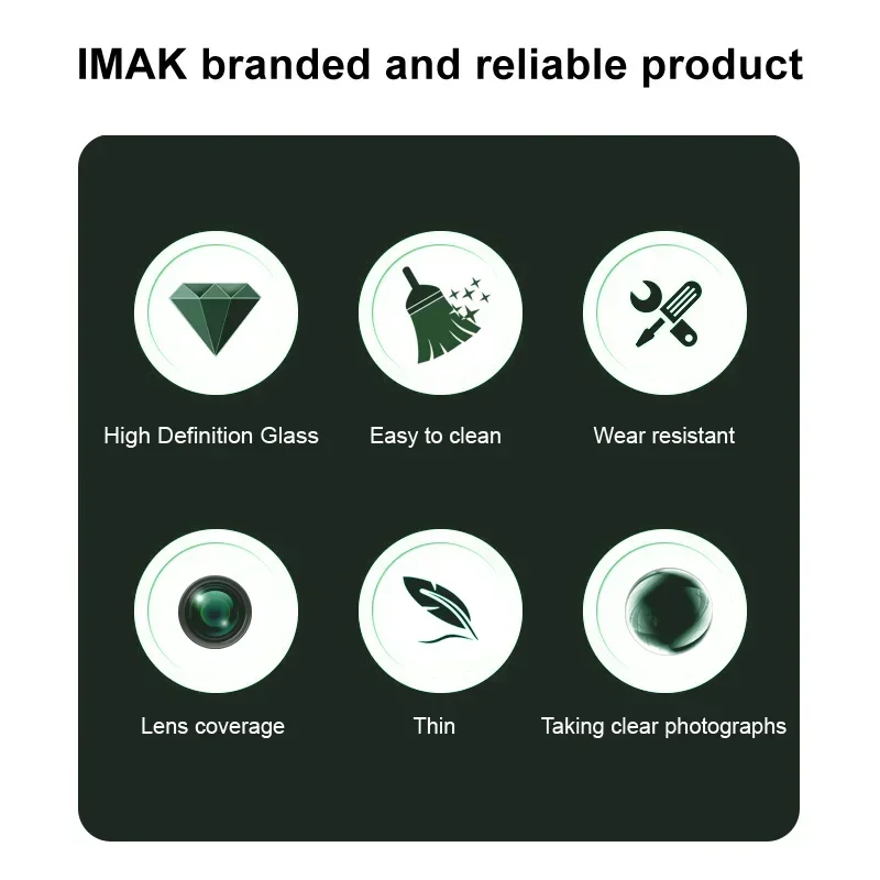 For Huawei Mate X6 Lens Glass IMAK Camera Protector Film for Huawei Mate X6 Self-positioning