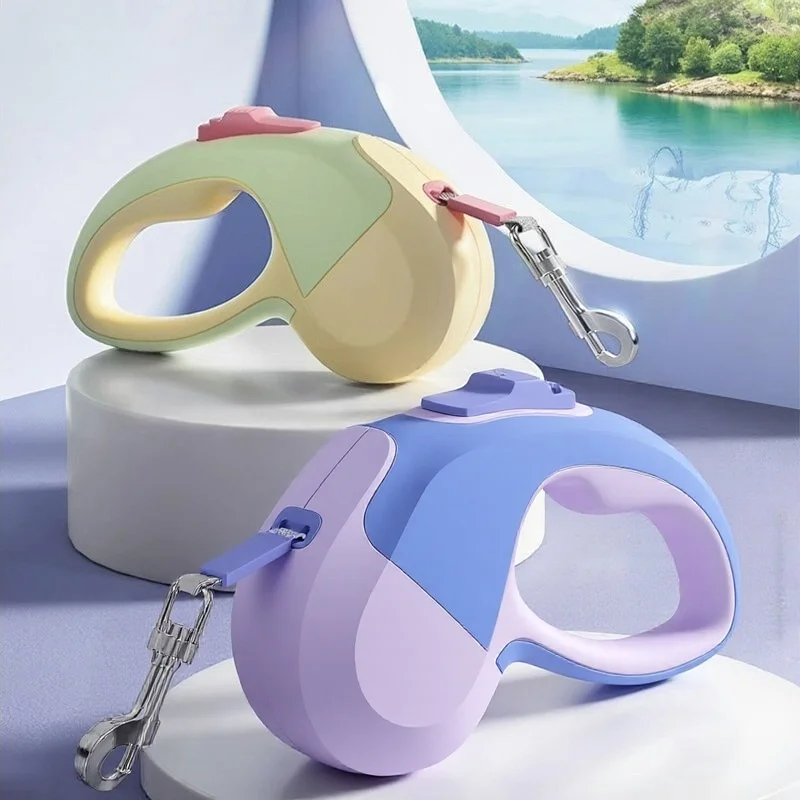 

Dogs accessories Dog harness Leash Pet Traction Rope Expansion Controllable Safety Explosionproof Big Dog Rope Reflector Strip