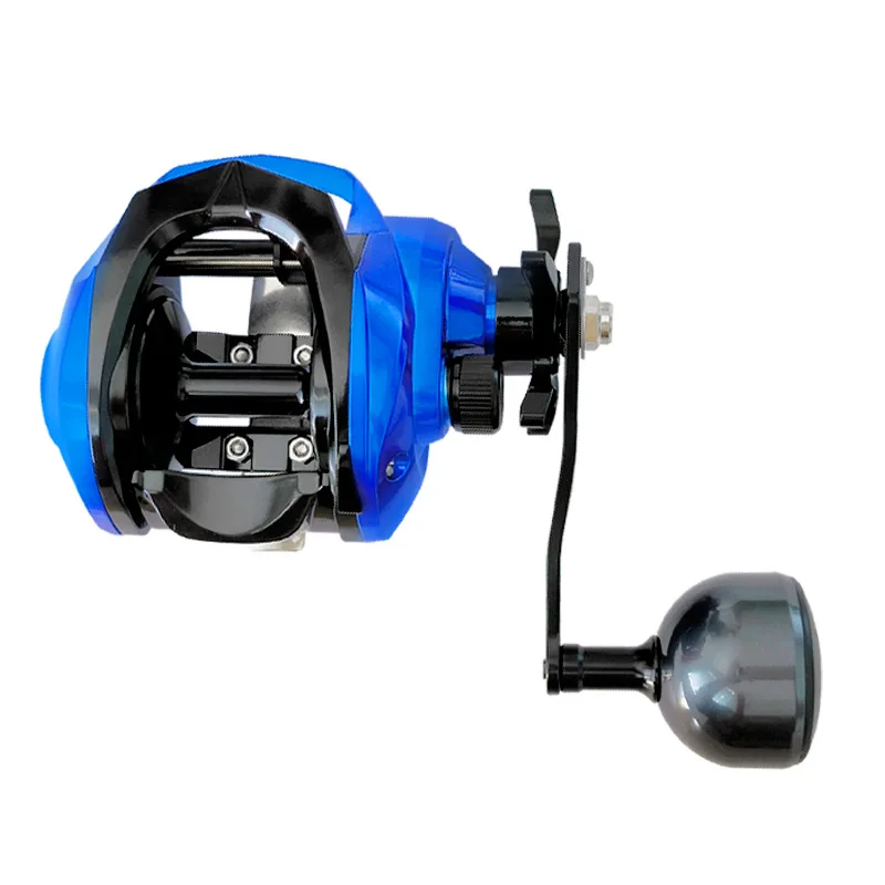 

WOEN Wide Body Baitcasting reel KD200 Stainless steel bearing 5.5:1 speed ratio Sea fishing Anchor fish wheel 12 kg brake force