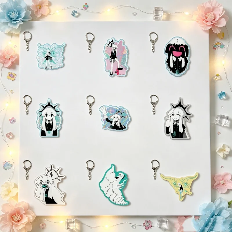 Anime Ultimate Muscle 6CM Cartoon Pattern "Rex King"Acrylic pendant Keychain New Fashionable Decorative Ornament Fans Gifts