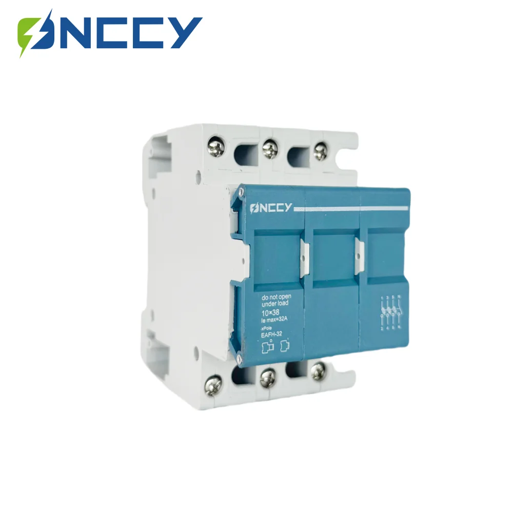 ONCCY AC Fuse Holder,  230VAC 1P 2P 3P AC Fues Holder 32A ,1P+N,3P+N, Suitable for Fuse 10*38MM 2-32A