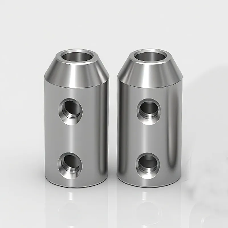 2PCS DS0918 Stainless steel tapered rigid coupling connected to motor Special small motor electric screwdriver.