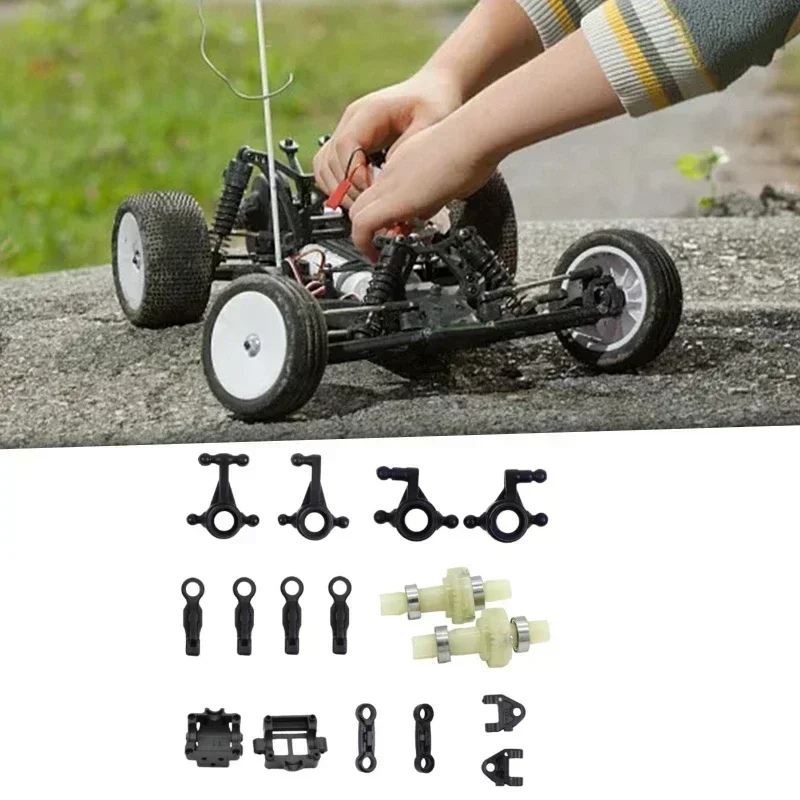 Kit di accessori per ricambi auto RC Custodia ingranaggi braccio superiore e inferiore per Wltoys 284010 284161 Modello 1:28 Scala RC Hobby Car Trucks