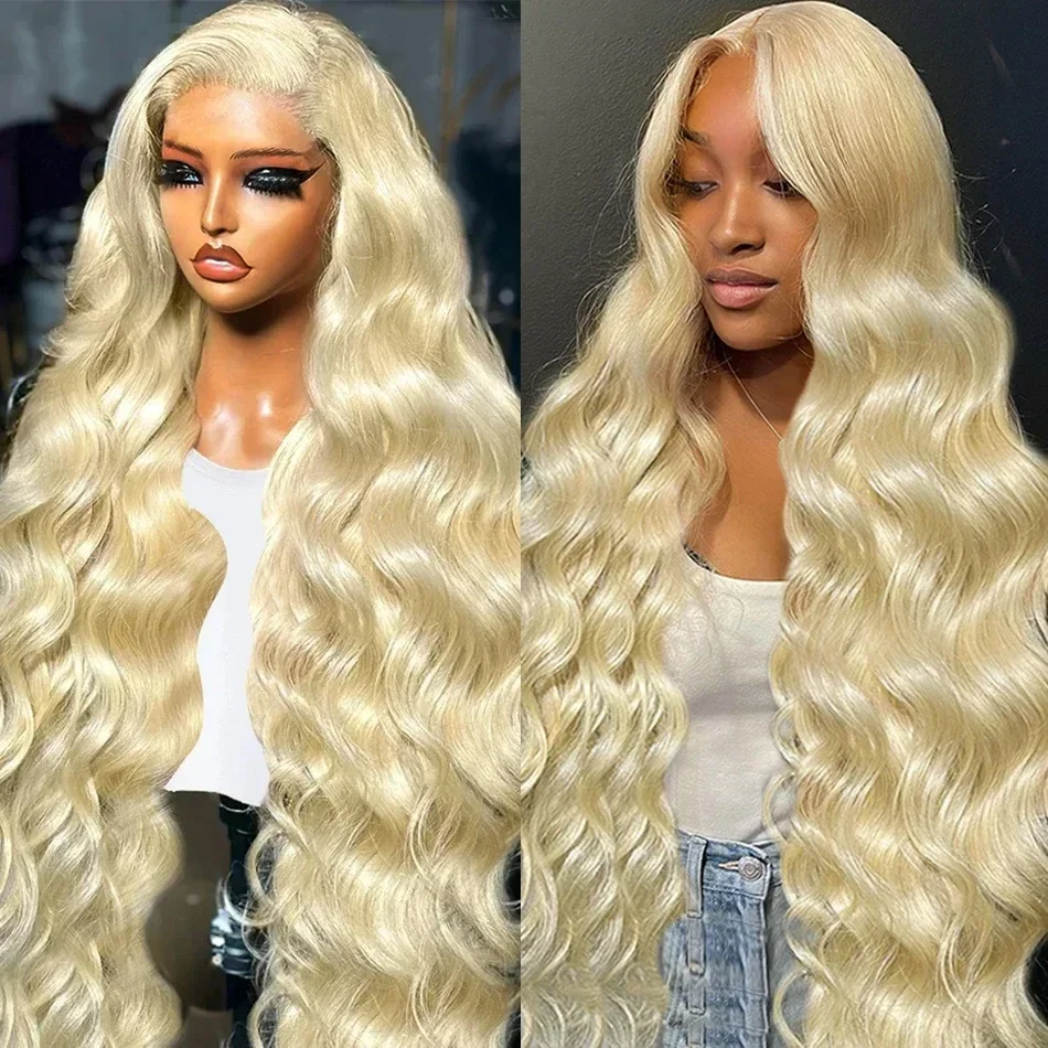 HD Glueless 13x6 613 Body Wave Honey Blonde Lace Frontal Human Hair Wig Brazilian Color 13x4 Lace Front Wig For Women