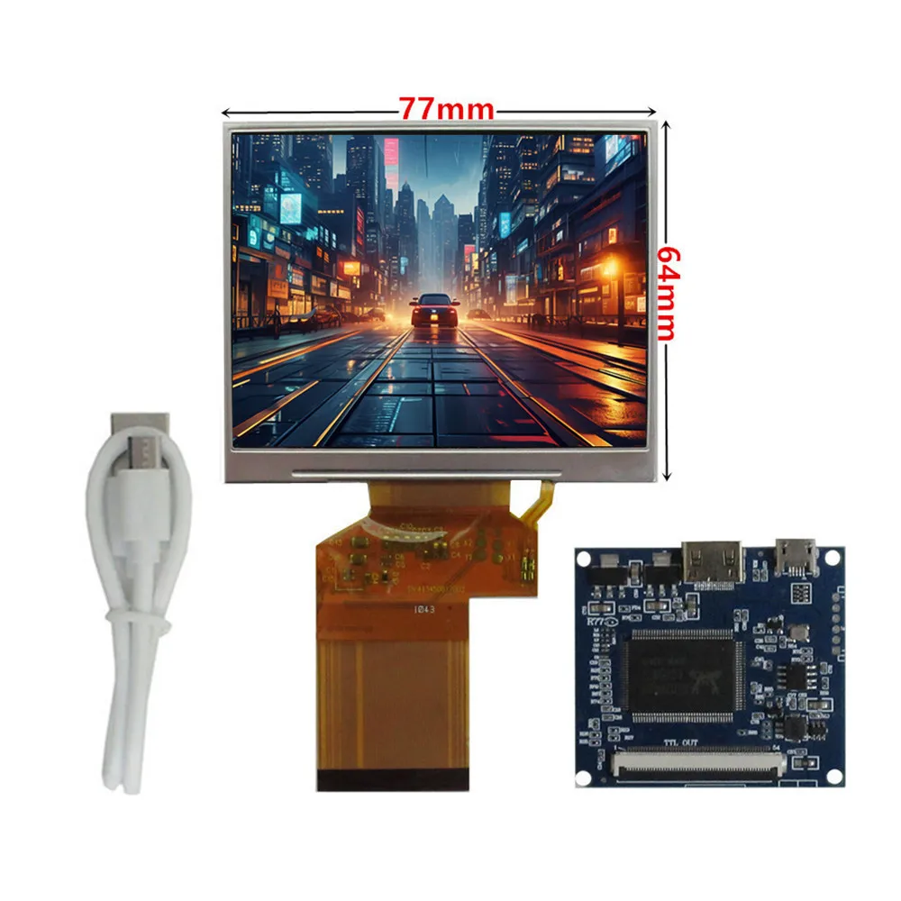 

3.5-inch Resolution 320*240 LCD screen display LCD monitor controller control driver board Mini HDMI-compatible Raspberry Pi PC