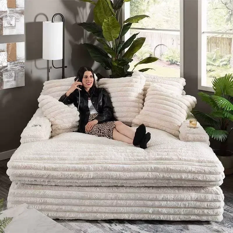 Wholesale Small Package Sectional Boneless Compressed Sofa Bed Couch for Villa Apartment Use No Assembly Necessary