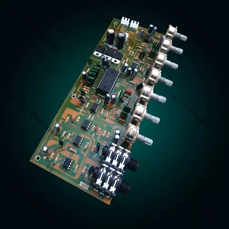 Audio Preamp Tone Control Module Built-in Karaoke Reverberation Circuit Board For KTV Speaker Amplifier System Upgrade view 5