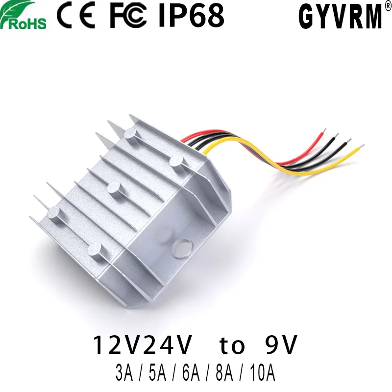 DC 24V to 9V Buck converter 12V to 9V Power step-down module 12V24V to 9V 3A 5A 6A 8A 10A  Transformer step-down To DC Converter