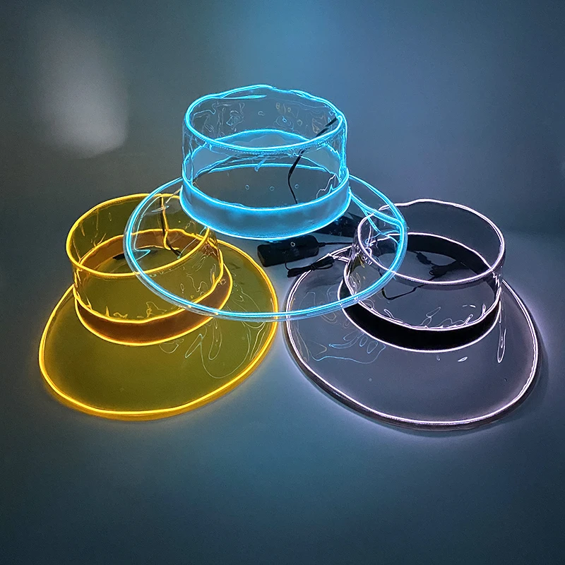 New Style Fisherman Hat Fashion Summer Outdoor Decor Luminous Cap Glowing In The Dark Night