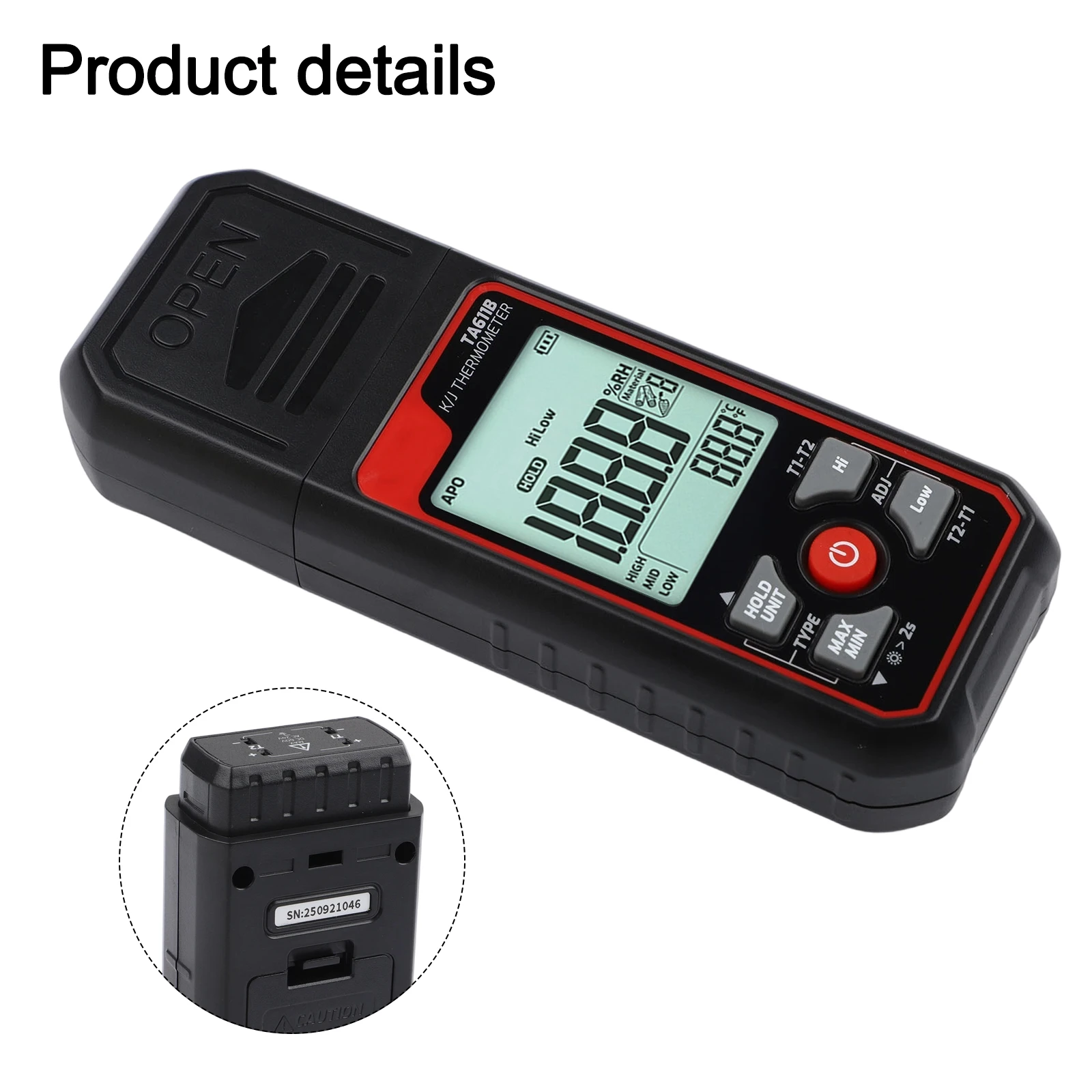 Accurate Temperature Measurement Digital Thermometer Industrial Temperature Control Analyzer Automatic Calibration