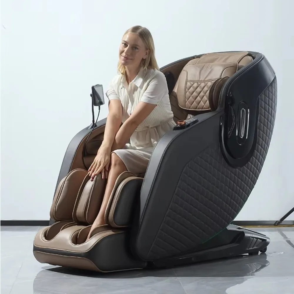 Luxury electric full body recliner gravity 3D professional heating PU leather sofa spot to relax