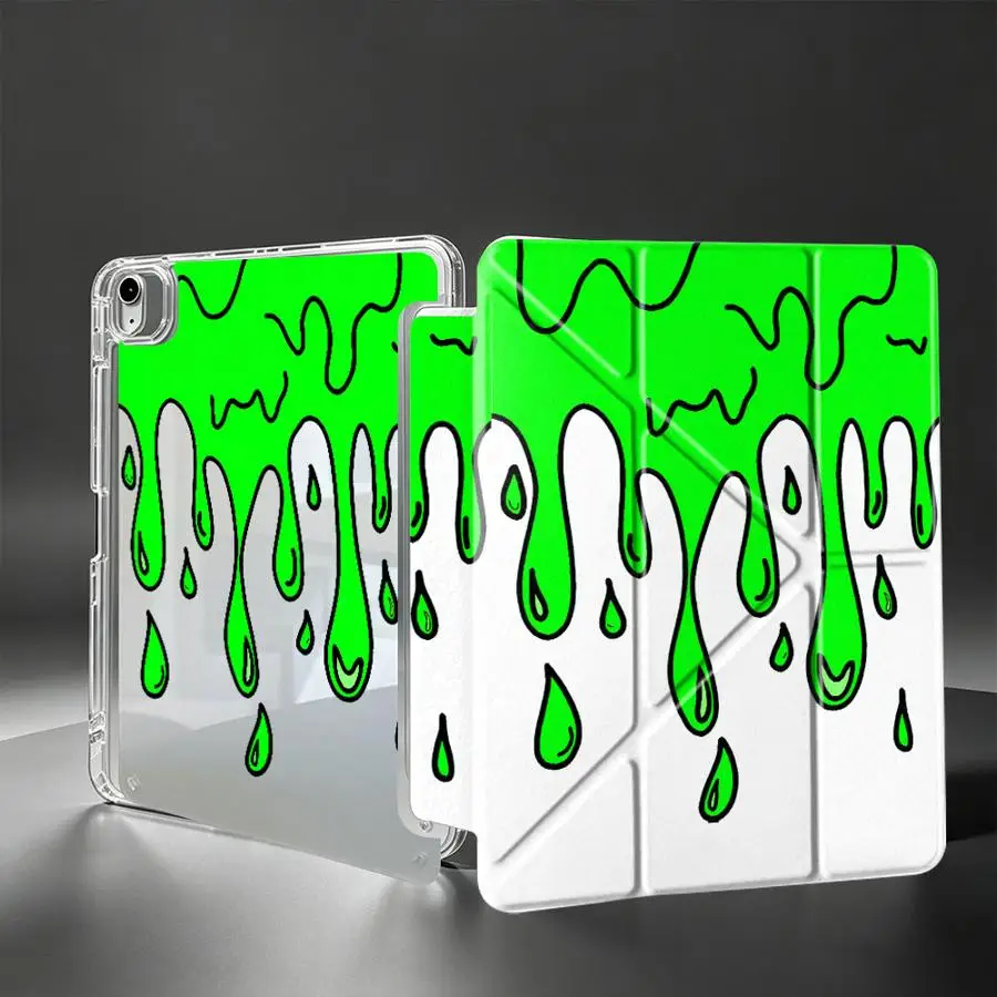 With Pen Slot Cover Tablet Case For Samsung Galaxy Tab S10 Lite A8 S9 Plus S8 S7 FE A11 A9 Plus Creative Cool Purple Water