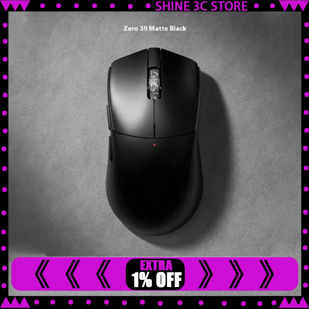 Incott 039 Mouse Dual 8K Tri Mode Gaming Mouse 2.4G/Bluetooth Paw3950 52g Lightweight 500mah RGB Mouse For Middle Hand Accessory