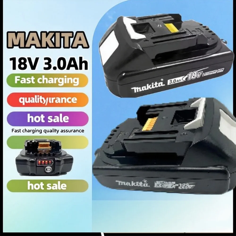 

100% Original Makita 18V 3.0Ah Durable Battery – Fits BL1830B/BL1850 LXT Series