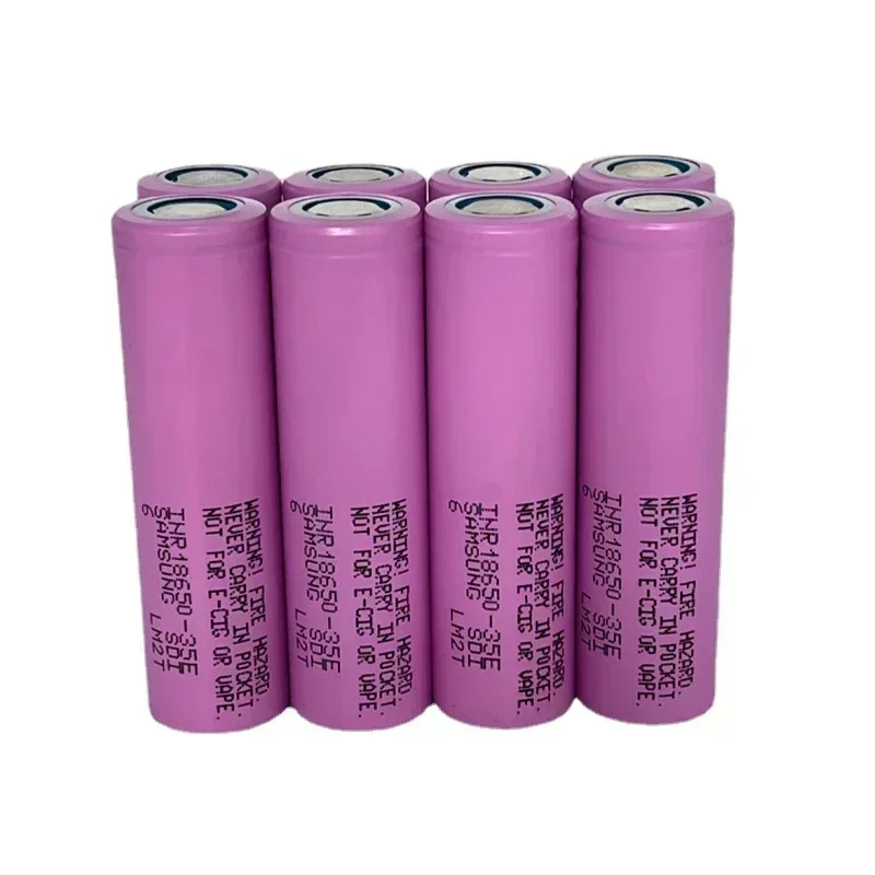 INR18650 35E Battery Original 3.7V 3500mAh 18650 Li-ion 20A Discharge Rechargeable Screwdriver Flashlight Power Tools Batteries