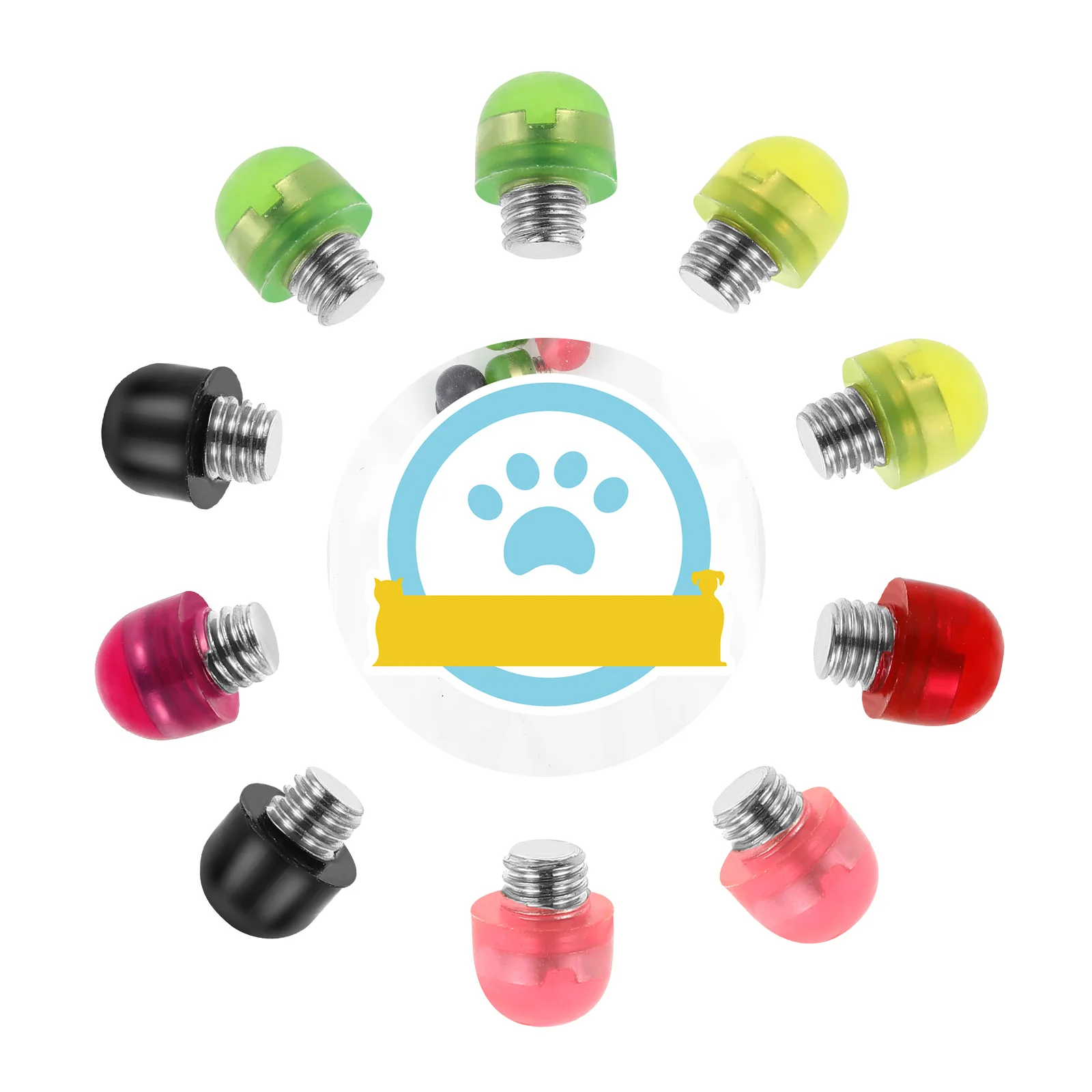 10 قطعة مقص عر مصدات استبدال لأدوات صالون الحلاقة مقص اكسسوارات صغيرة الخمار معدات تهذيب الحيوانات الأليفة