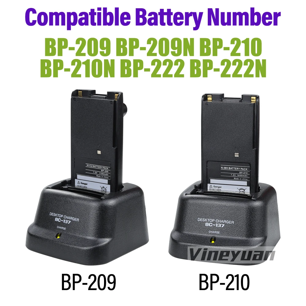 BC-137 Rapide rine S6 Chargeur pour ICOM IC-A6 IC-A24 IC-V8 IC-V82 IC-U82 IC-F3GT IC-F4GT IC-F30GT IC-F11 BC-144N BP-209N Radio