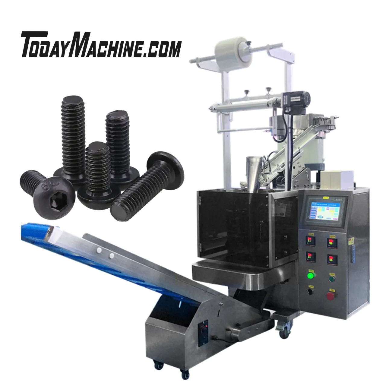 Automatic Counting Bag Packing Machine For Screws Bolt Hardware Wire Nail