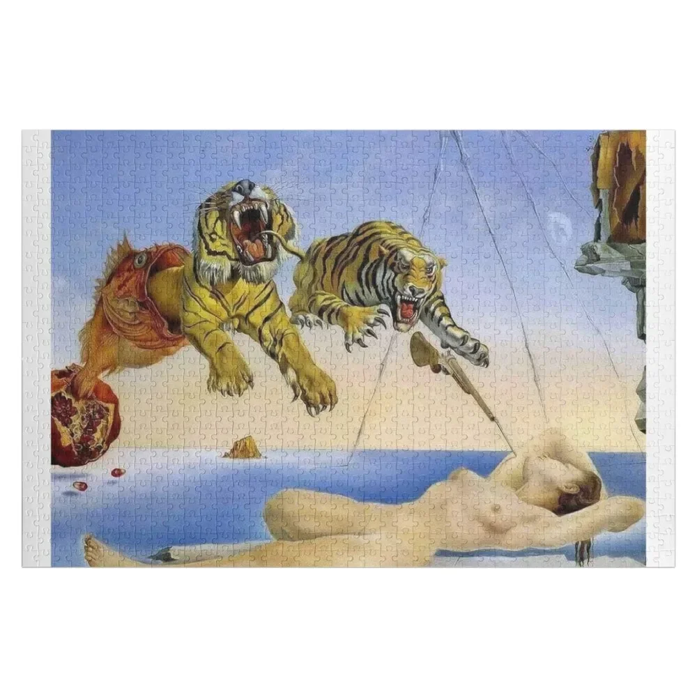 Dream Caused by the Flight of a Bee around a Pomegranate a Second Before Awakening by Salvador Dali Jigsaw Puzzle