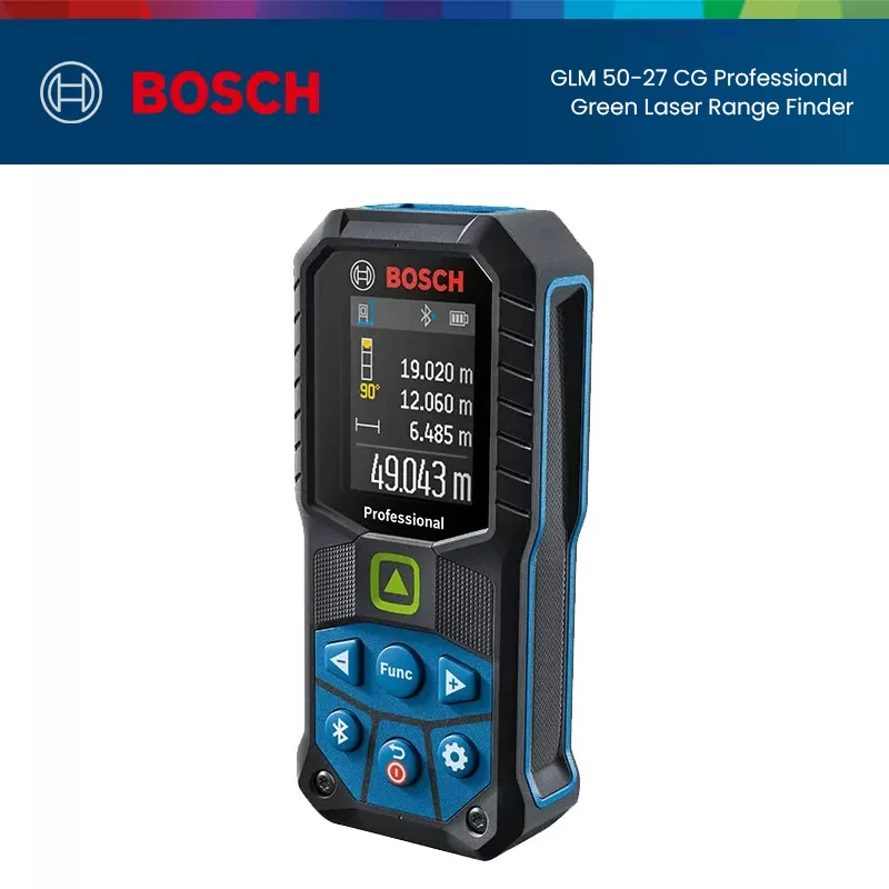 Imagem -05 - Telêmetro a Laser Digital Bosch Fita Métrica Original Glm4000 Glm50 23g Glm50-27cg Glm400 30m 40m 50m