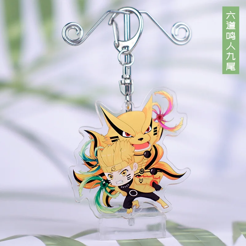 Acrílico Anime Chaveiros da Akatsuki Uzumaki, Hatake, Kakashi, Haruno, Sakura, Orochimaru, Uchiha, Obito, Tsunade Figura Brinquedos, Presentes
