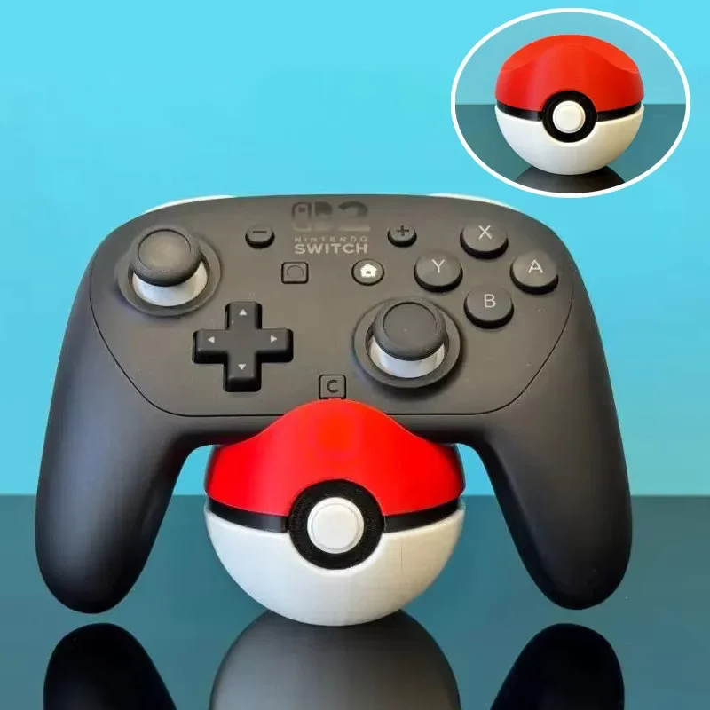 New Poke Ball Pokmeon For PS5/XBOX/Switch Pro Controller Bracket Universal Gamepad Mount Joystick Rack Game Controller Display