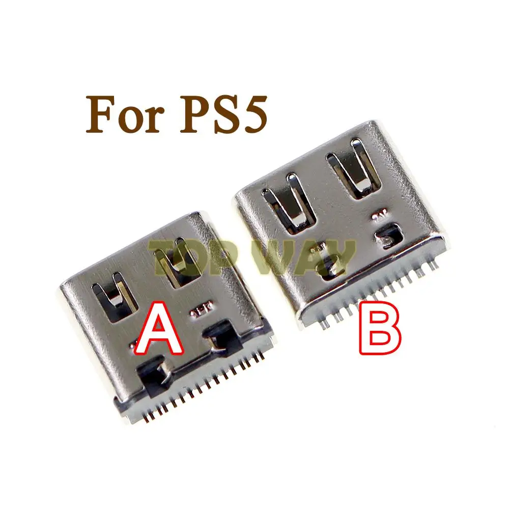 50PCS OEM For PlayStation 5 Dualshock Wireless PS5 Console Micro USB Charging Port Plug Power Connector Type-C Charger Socket