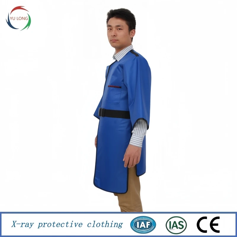 

Long Sleeve Double Sided Lead Coat 0.35/0.5mmpb CE Certified X-Ray Gamma Ray Radiation Protective Clothing Full Arm Shield Apron