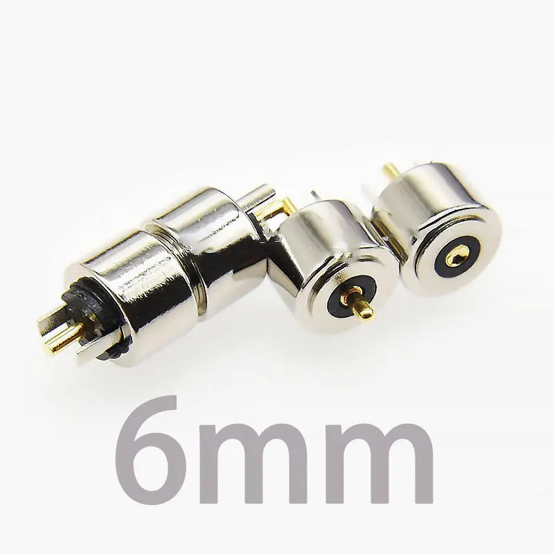 1Pair 2Pin Waterproof High Current Magnet Suction Spring Pogo Pin Male Female Probe DC Power Charging Magnetic Connector