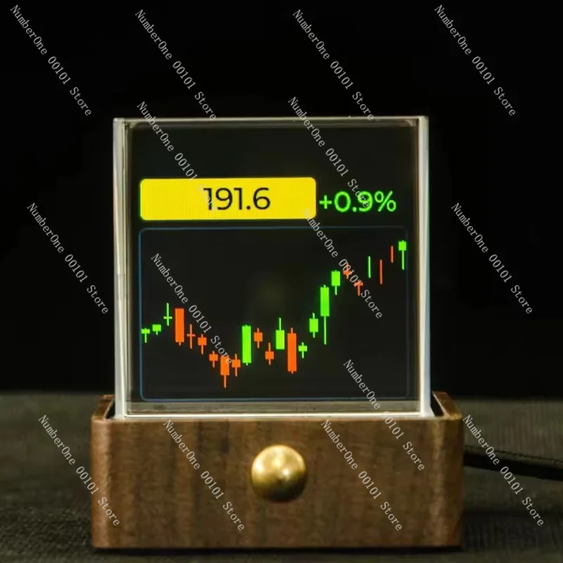 

Smart Hologram Large Clock Holographic Electronic Image Cube Animations Network Weather Display Crystal Ornaments