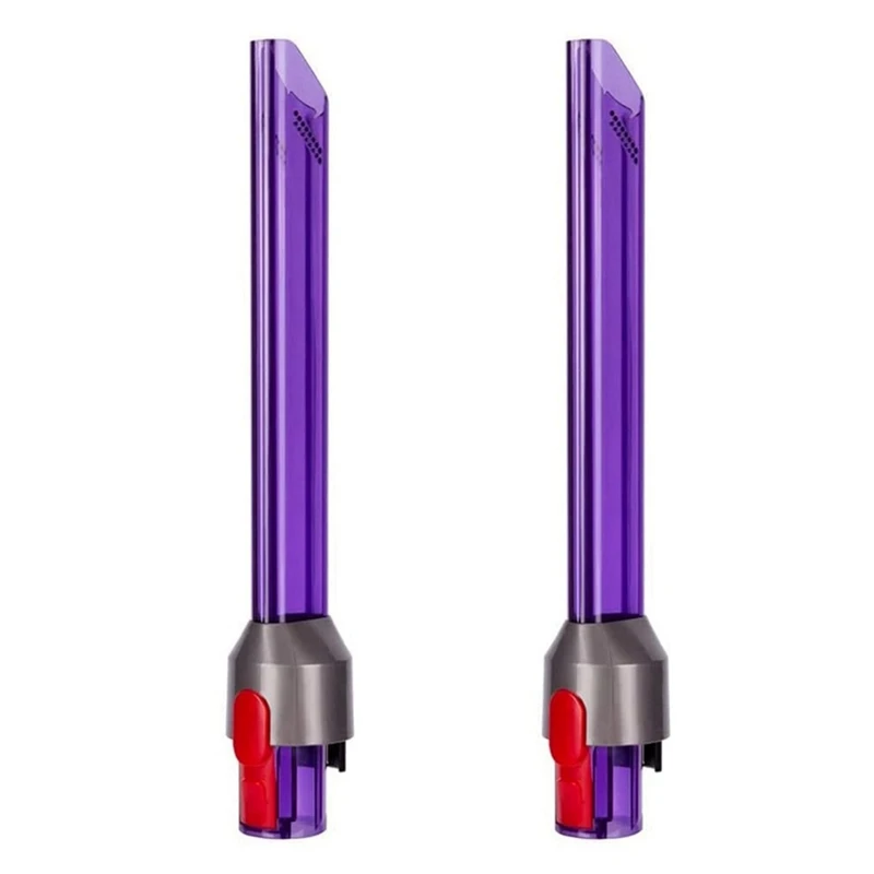 

2X Quick Release Crevice Tool Nozzle Brush, With LED Light For Dyson V7 V8 V10 V11 Narrow Slit Nozzle Suction Space Headglobal S