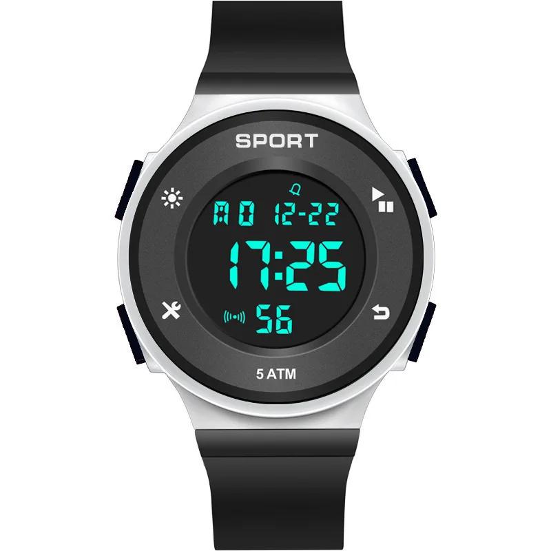

Men's Watch LED Digital Men's Sport Watch Luminous Life-Waterproof Alarm Clock Multifunction Military Electronic Wristwatch