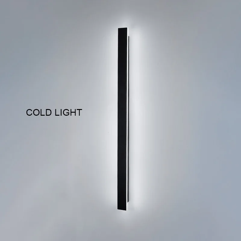 2/1 Stuks Dimmen Waterdichte Led Lange Wandlamp Tuindecoratie Buitenverlichting 85-265V Led Wandlamp Externe Schans