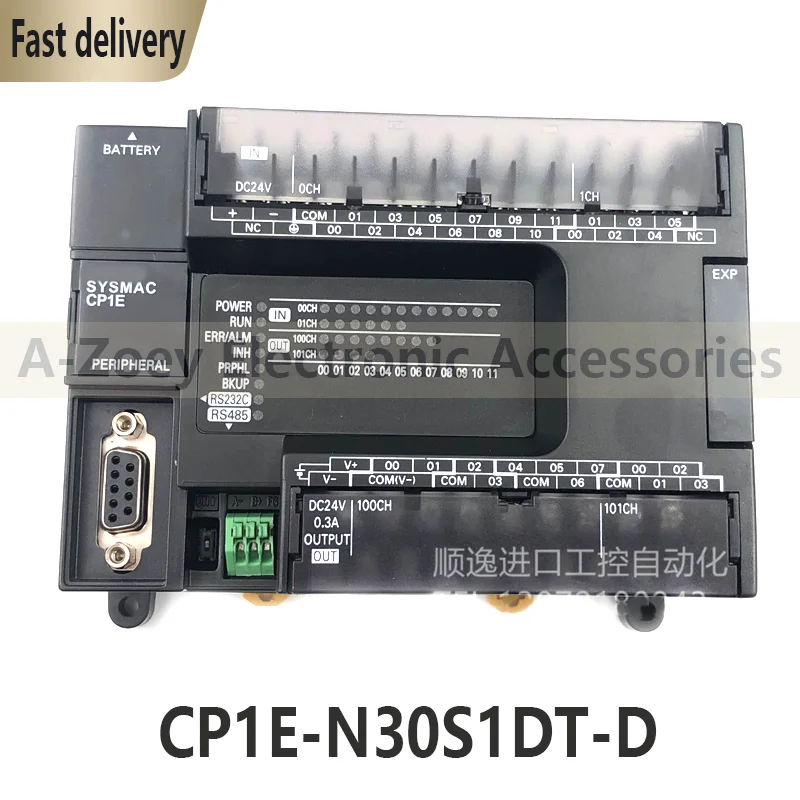 Novo controlador programável PLC CP1E-N30S1DT-D original.