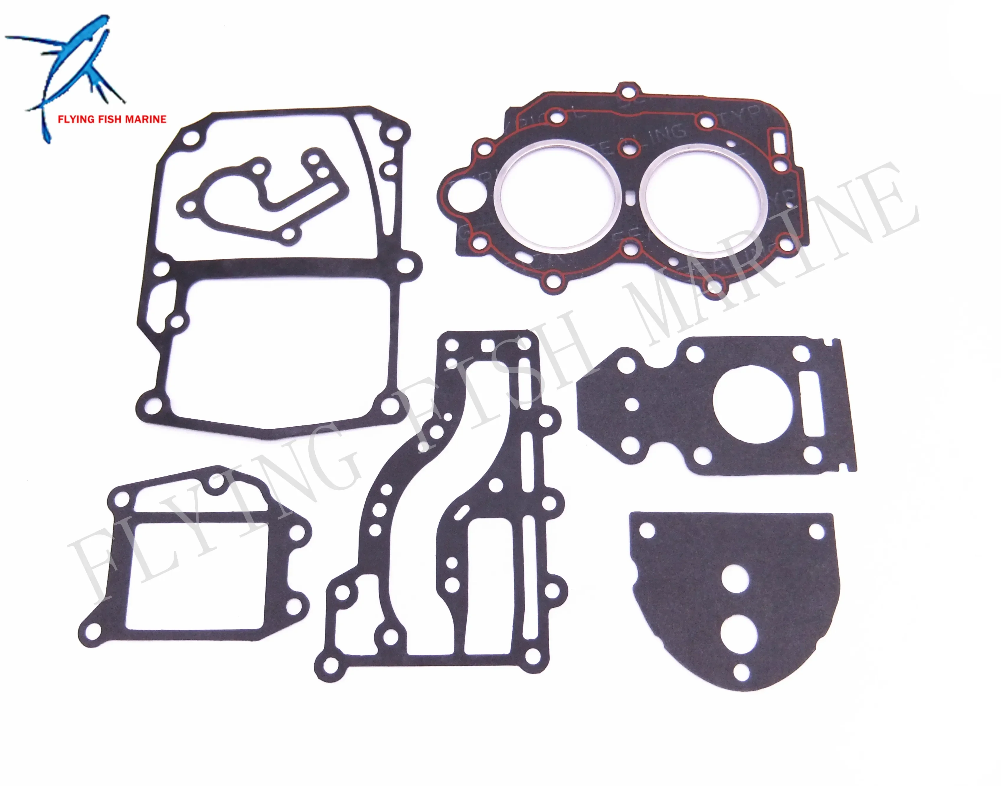 Outboard Engine 63V-W0001-02/00/01 63V-W0001-21/22/23 18-99175 Complete Power Head Seal Gasket Kit for Yamaha T15 T9.9 9.9HP 15H