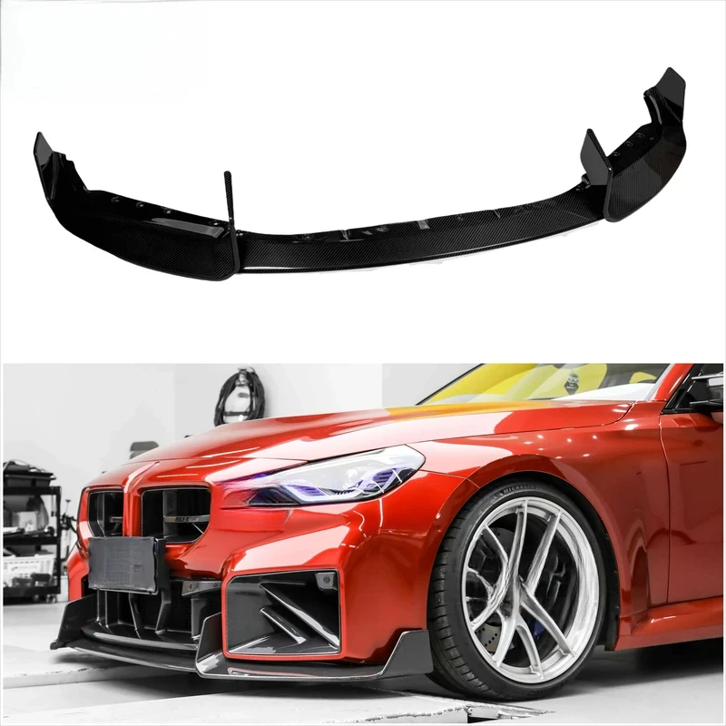 

High Quality Dry Carbon Fiber Front Lip AD Style for G87 M2 Upgrade Carbon Fiber Bodykit