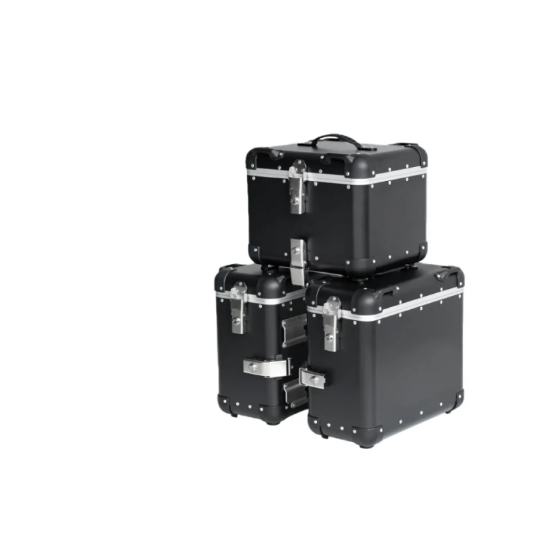 Heavy-Duty 37L Motorcycle Top Box & Tail Box Aluminum Alloy Pannier Case Universal Waterproof Motorcycle Storage Bag