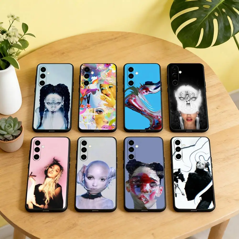 Singer F-FKA T-Twigs Phone Case For Samsung Galaxy A73,A72,A71,A70,A53,A52,A51,Others Soft Black Cover