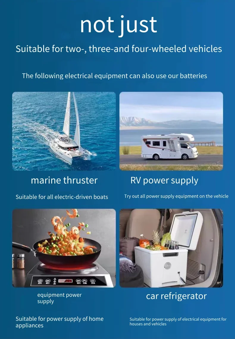 

36V48V 50Ah 100Ah 120Ah 150Ah Lifepo4 аккумулятор для троллингового двигателя лодки резервное питание + зарядное устройство 10A