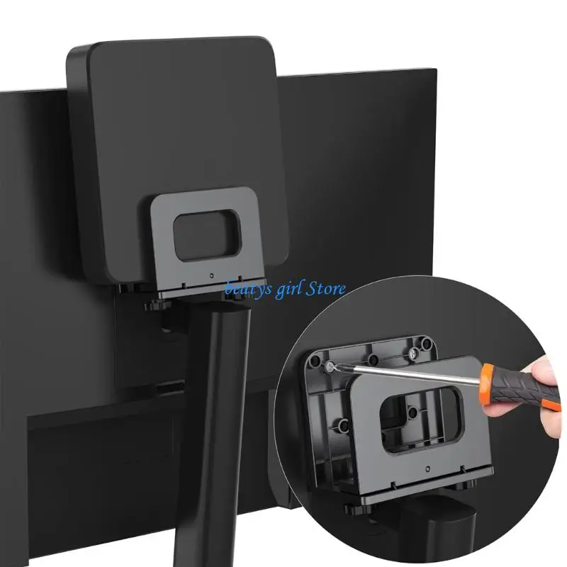 

C7AB Flexible Wall Mount For Router Modem With Double Slots And Space Saving Design